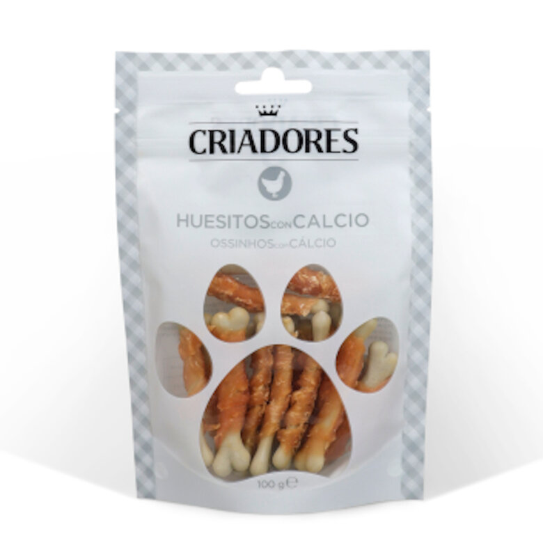 100 g Criadores Huesitos con Calcio snack para perros,  Imagen numero 1 100 g Criadores Huesitos con Calcio snack para perros, , large Imagen numero 1